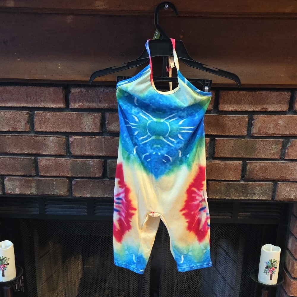 Vibrant Tie-Dye Kids Romper